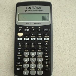 Texas Instruments BA II Plus financial calculator